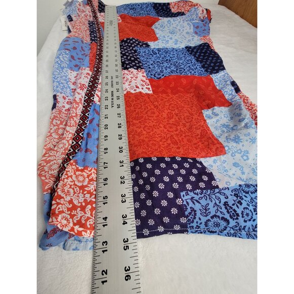 Ariat Womens Multicolor Patchwork Kimono Cover-Up One Size Lightweight New - Picture 10 of 10